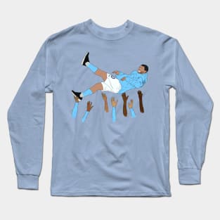 Sergio Aguero Last City Home Game Long Sleeve T-Shirt